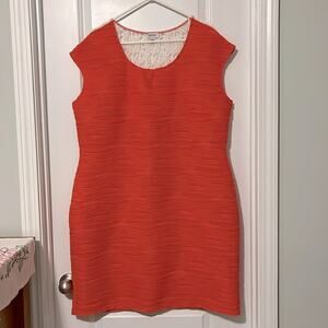 ⚡️ 3 for $30 ⚡️ Avenue Cap Sleeve Orange Sheath Dress